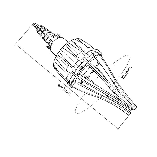Máquina neumática para el montaje de fuelles de transmisión (8 bar) | JBM 52994