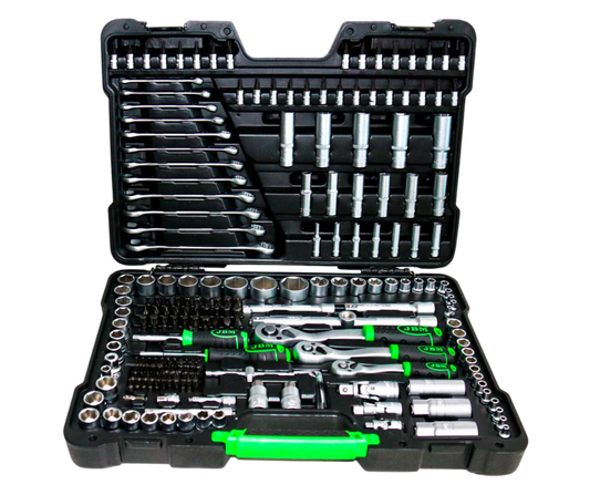 JBM 108-Piece Tool Kit - Zinc-Plated Hex Sockets 1/4" and 1/2" (Ref. 54037)