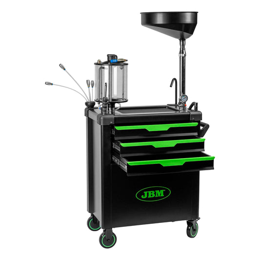 CARRINHO RECOLHEDOR E ASPIRADOR DE ÓLEO 90L | JBM 55049