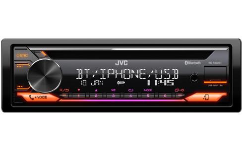 Autorradio JVC KD-T922BT - CD, Bluetooth, USB, Iluminação Variável