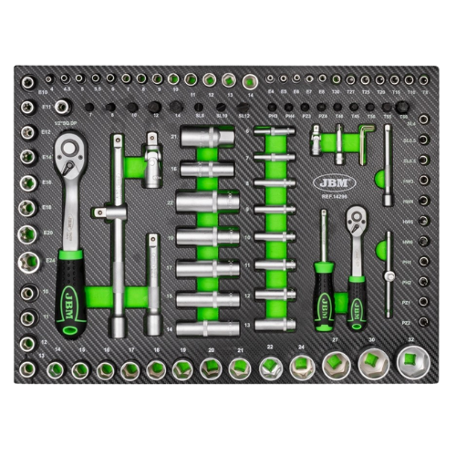 MODULO DE CARBONO 108 FERRAMENTAS JBM 14296