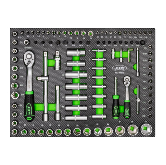 MODULO DE CARBONO 108 FERRAMENTAS JBM 14296