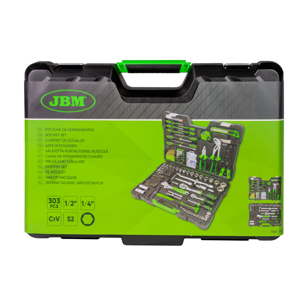 JBM 53212 Multi-Service Toolbox (303 Pieces) | 53212
