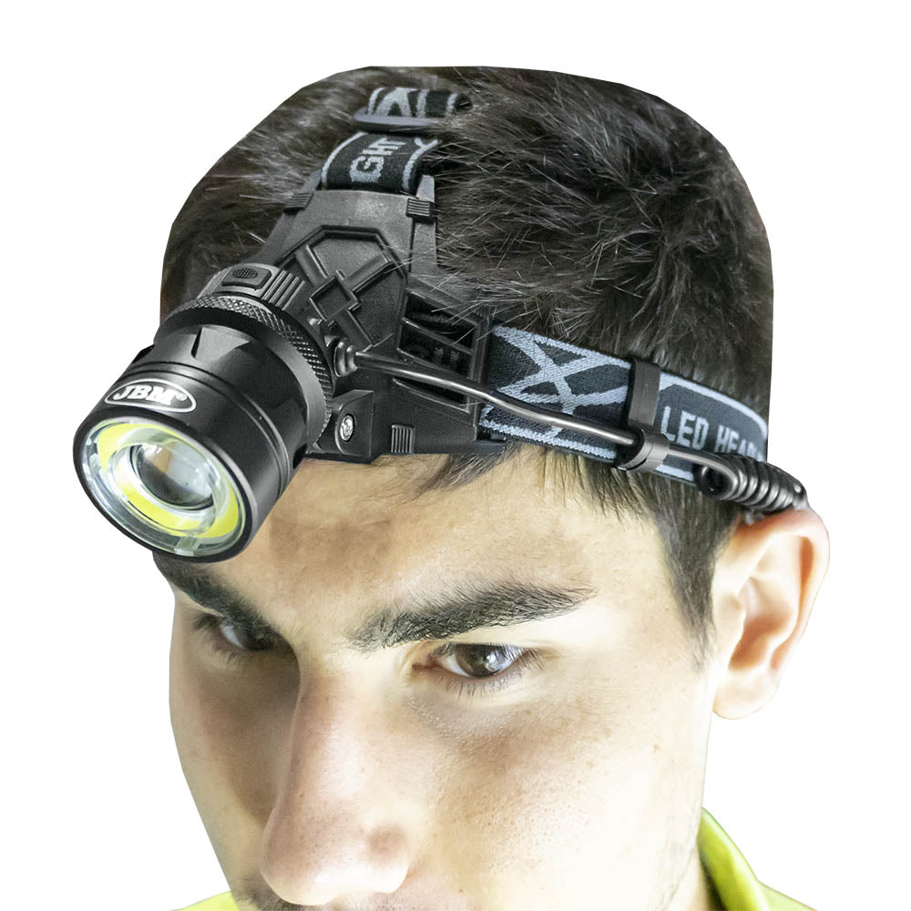 JBM Front Headlamp | 350LM Work Light with Induction Sensor | Professional and Hands-Free | 54004