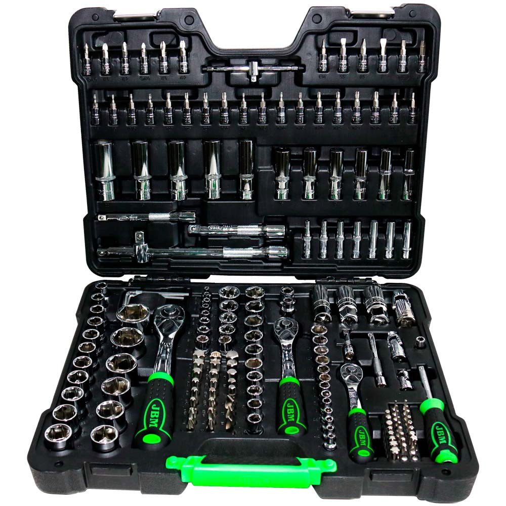 Jbm Tools JBM Tool Box - 179 Pieces - Hex and Torx Keys - Chrome Finish | 54046 ...
