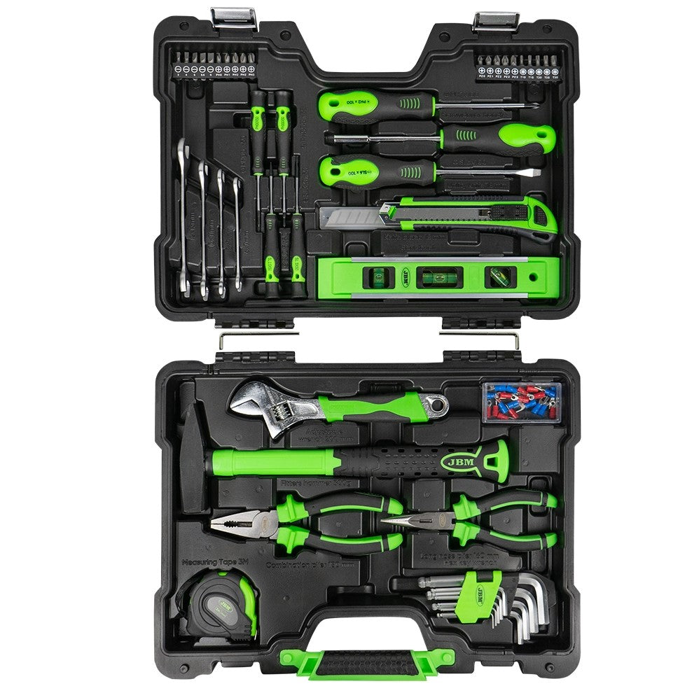 JBM Multi-Service 77-Piece Tool Kit – Zinc Plated Finish | 54258