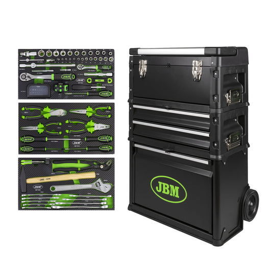CARRO COM FERRAMENTAS MODULAR DESMONTÁVEL | JBM 53672