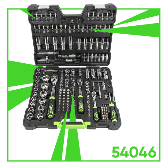 CAIXA DE FERRAMENTAS DE 179 CHAVES HEXAGONAIS JBM 54046