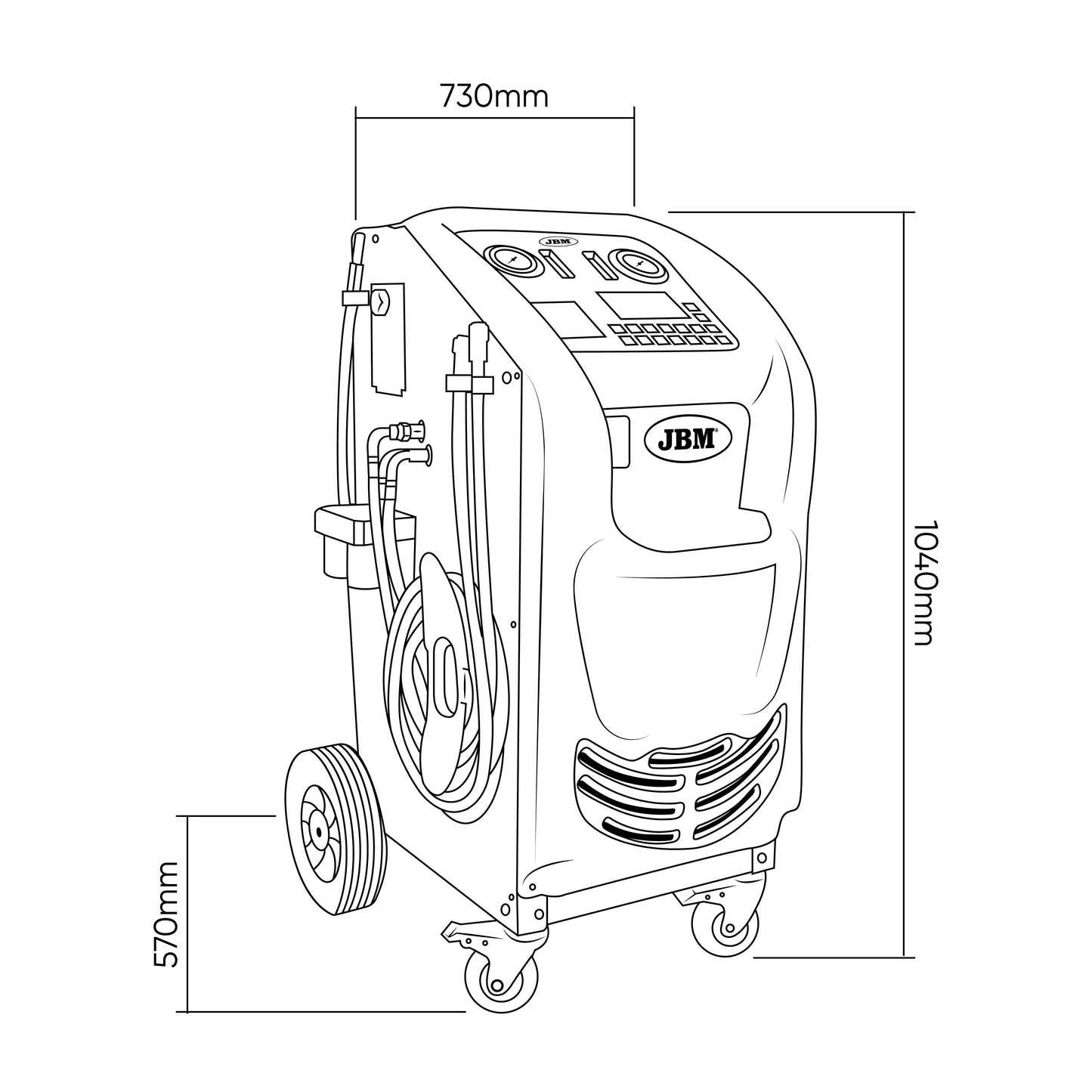 MÁQUINA DE TROCA DE ÓLEO ATF AUTOMÁTICA (PREMIUM) | JBM 54290
