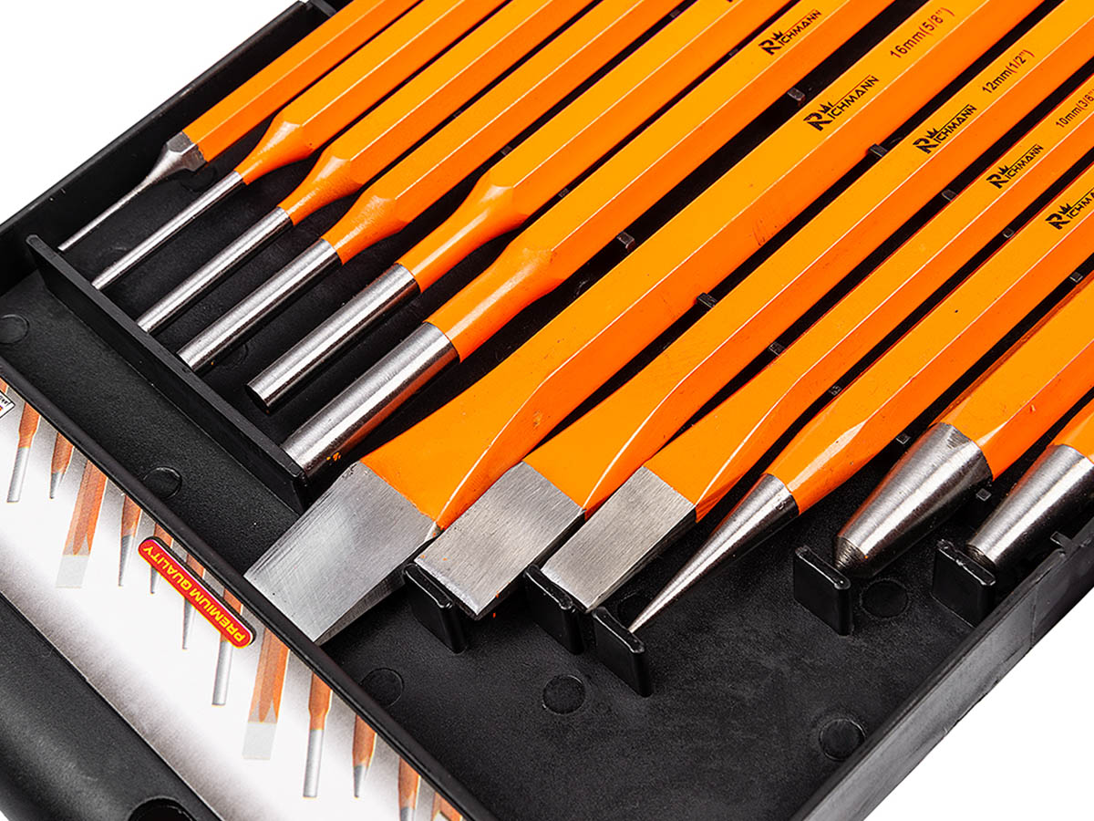 JOGO DE PUNÇÕES PONTEIROS E CINZEIS RICHMANN C5802