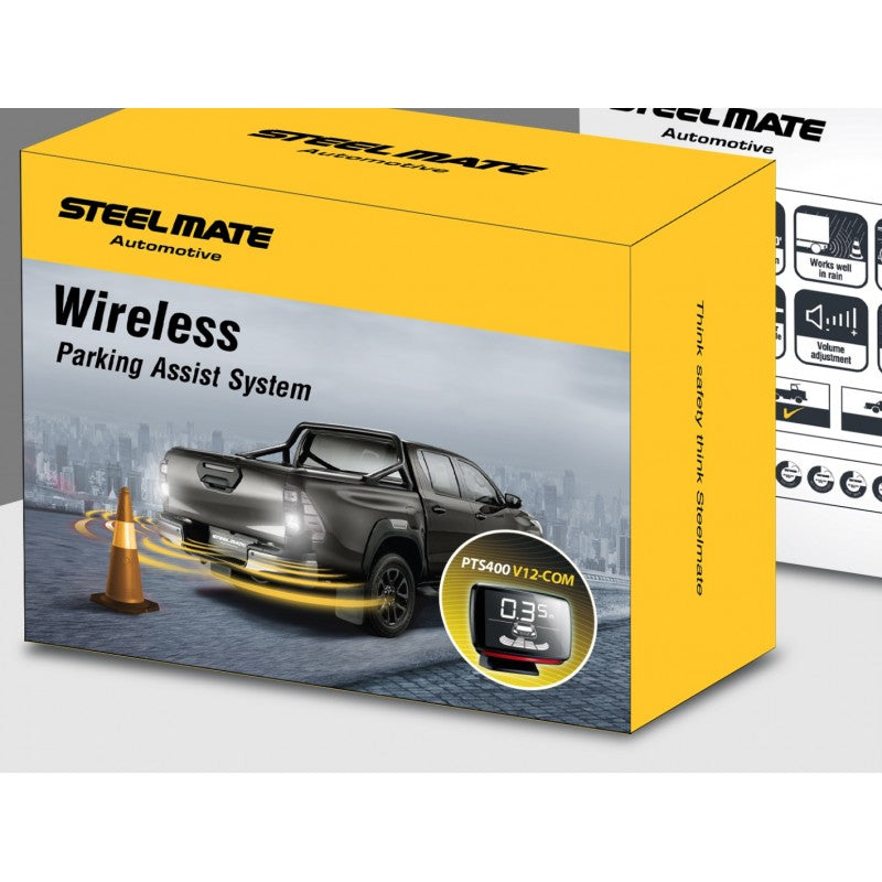 SENSORES DE ESTACIONAMENTO WIRELESS | STEELMATE PTS400V12COM